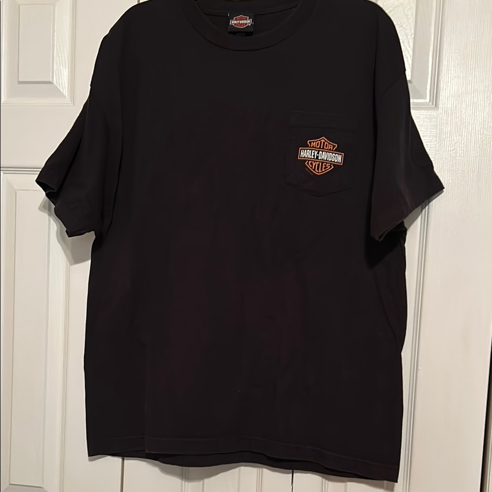 Harley-Davidson Black Short Sleeve Tee Iconic Design
